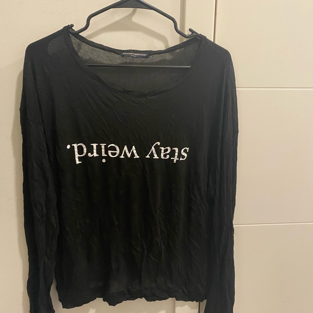 Brandy Melville long sleeve thin shirt